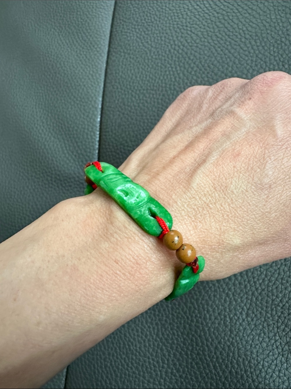 Vintage Chinese Jade Bracelet